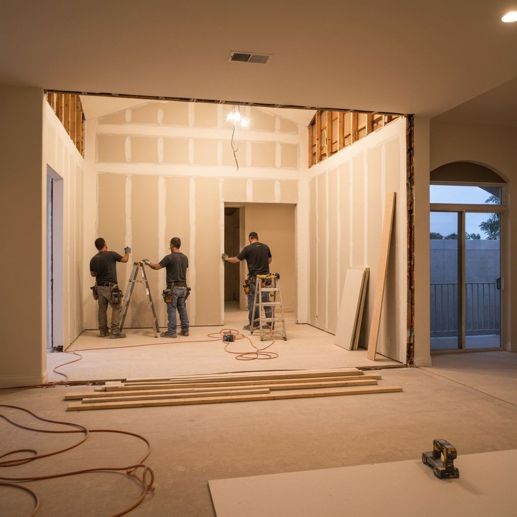 Construction work showcasing our craftsmanship